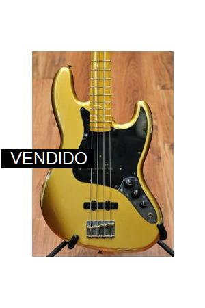 Fender Custom Shop '75 Jazz Bass Relic Aztec Gold Fender Custom Shop '75 Jazz Bass Relic Aztec Gold